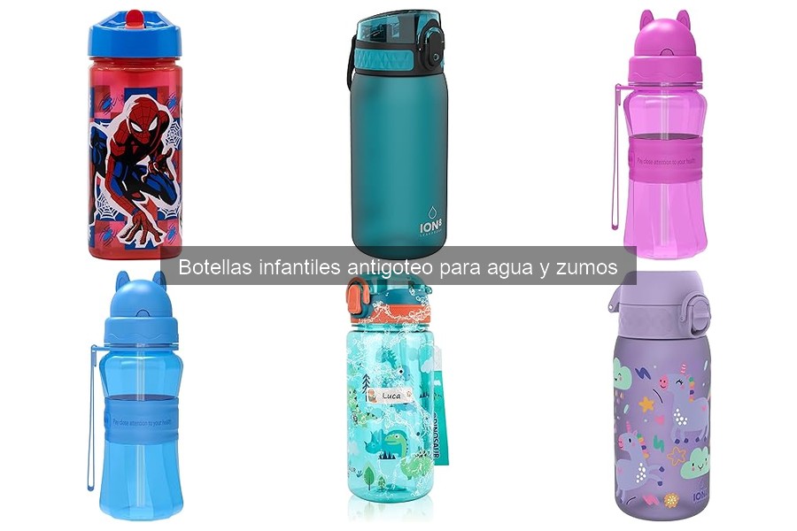 Mantenimiento y limpieza de botellas infantiles antigoteo