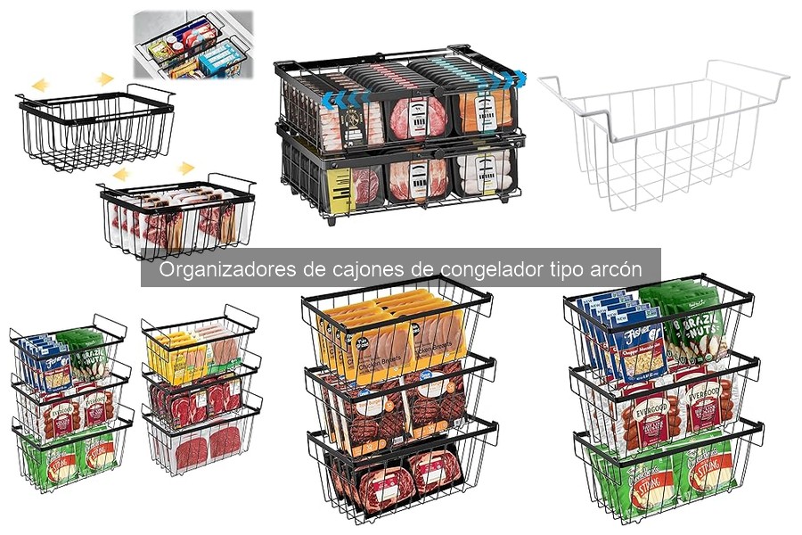 Mantenimiento y limpieza de organizadores de congelador