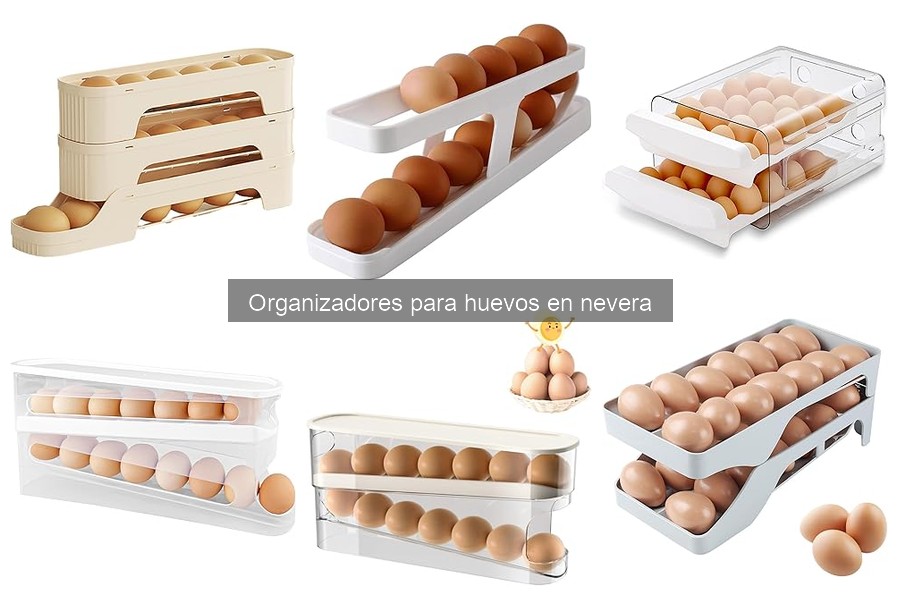 Mantenimiento y limpieza de organizadores de huevos