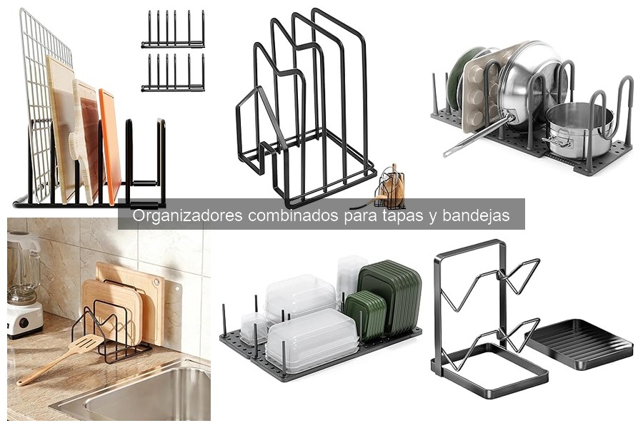 Mantenimiento y limpieza de organizadores para tapas y bandejas