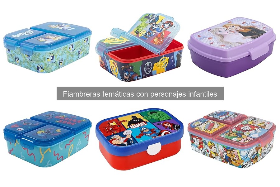Materiales seguros para fiambreras infantiles