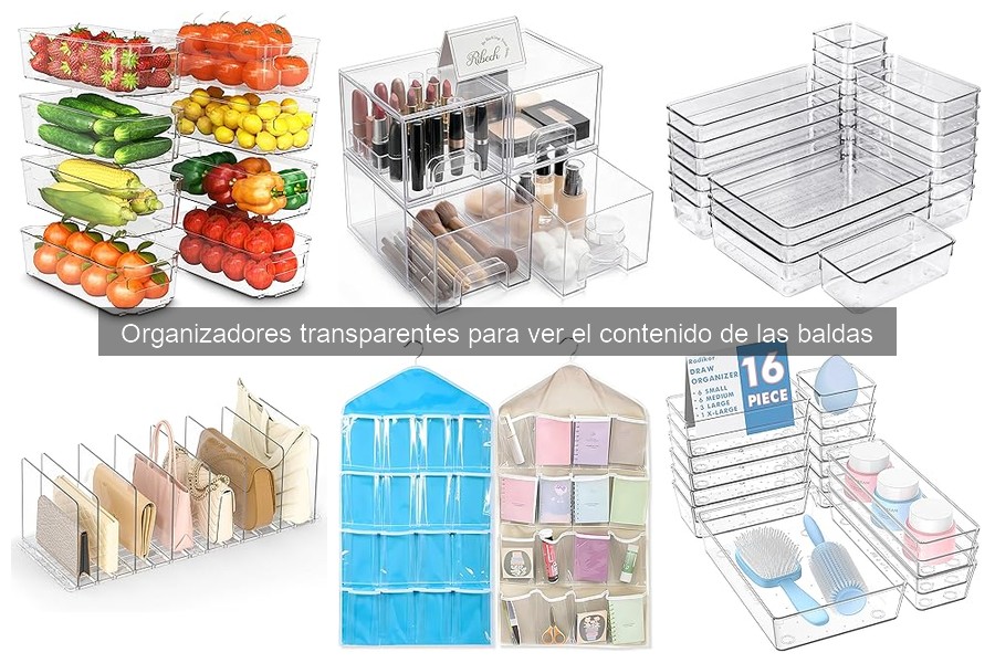 Mejora tu nevera con organizadores transparentes