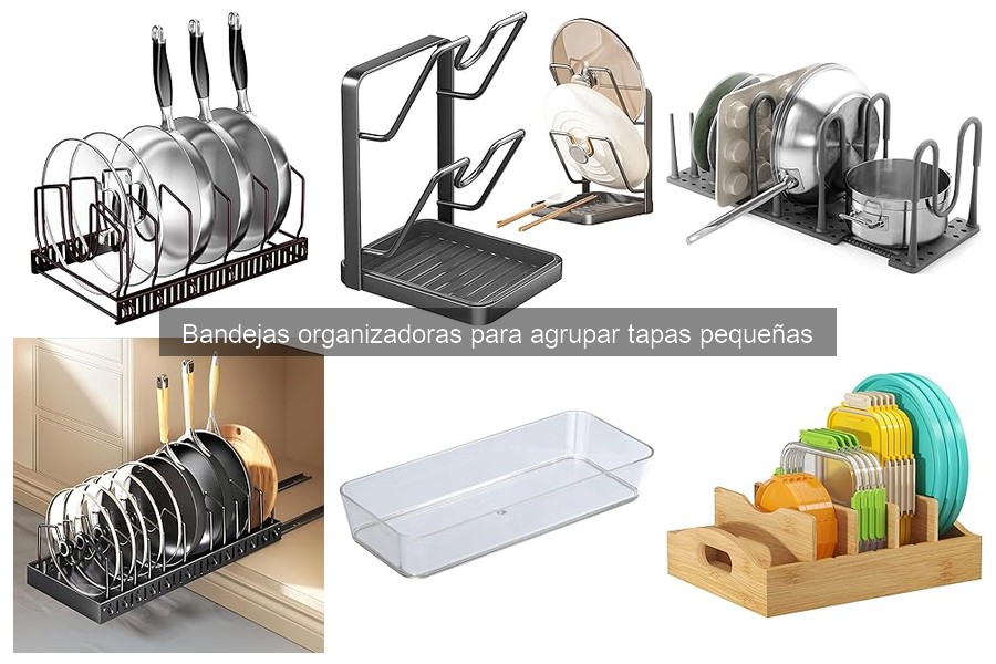Mejores bandejas organizadoras para tapas pequeñas en Amazon