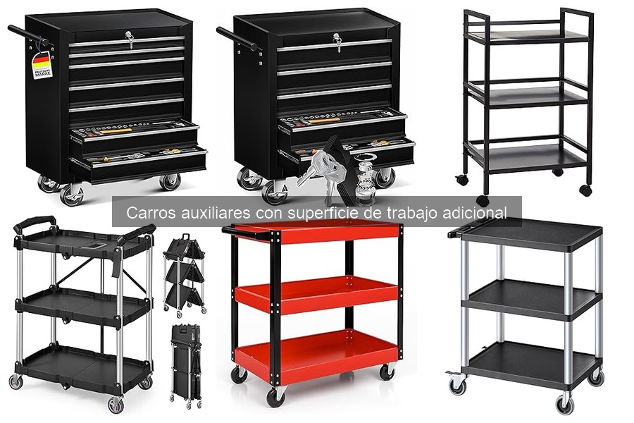 Mejores carros auxiliares de cocina para espacios pequeños