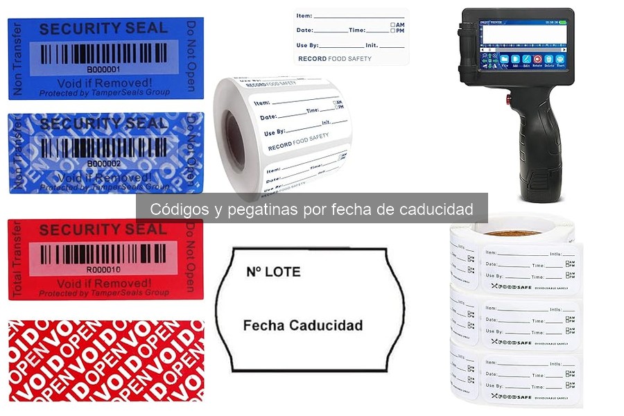 Mejores códigos y pegatinas para organizar fechas de caducidad