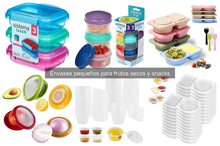 Mejores envases para snacks saludables en casa