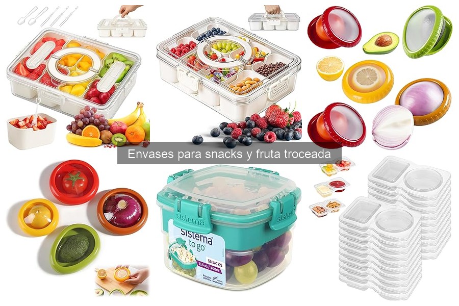 Mejores envases para snacks y fruta troceada en 2023