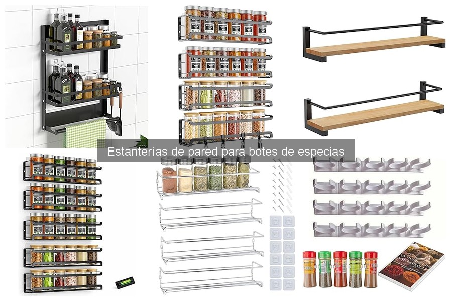 Mejores estanterías de pared para especias en 2023