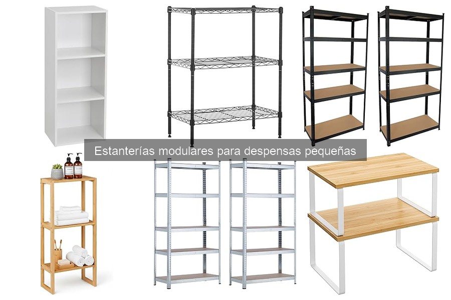 Mejores estanterías modulares para despensas pequeñas 2023