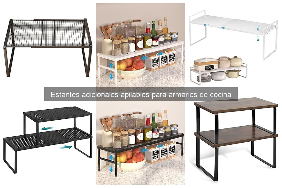 Mejores estantes apilables para aprovechar espacios pequeños