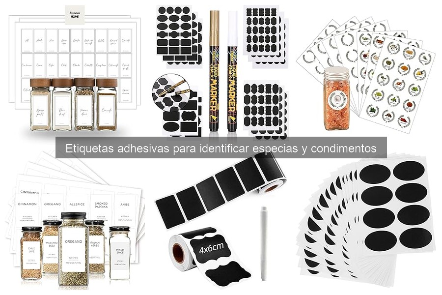 Mejores etiquetas adhesivas para cocina en 2023