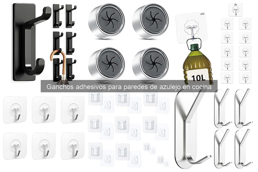 Mejores ganchos adhesivos para cocina: guía de compra