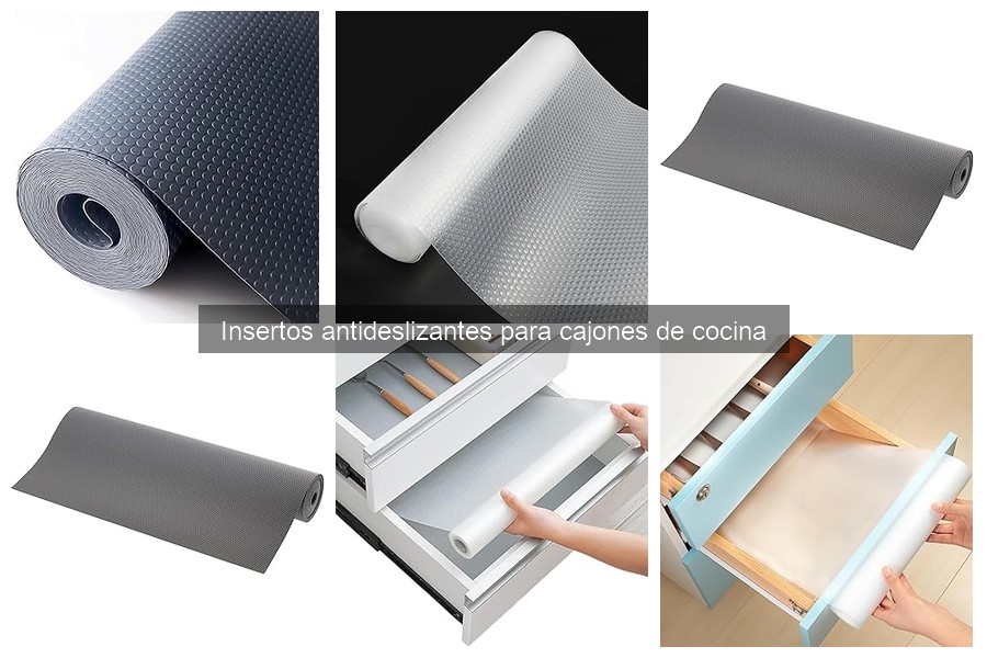 Mejores insertos antideslizantes para cajones de cocina