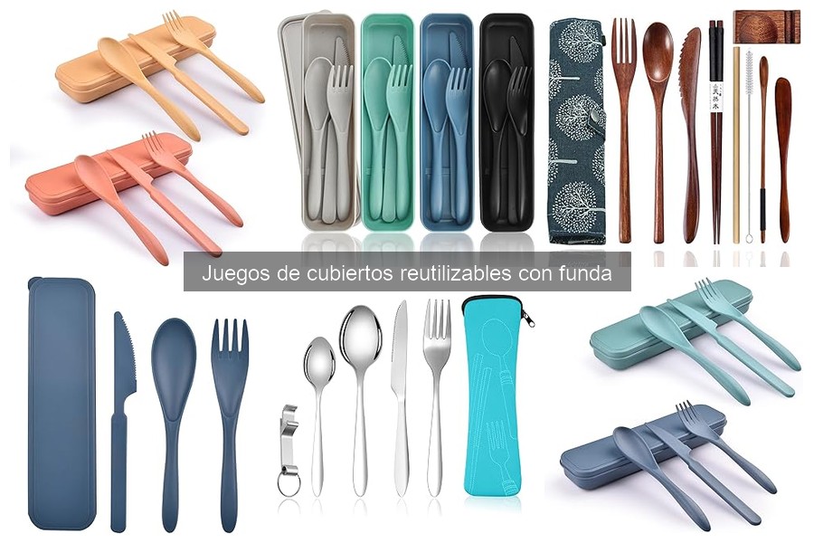 Mejores juegos de cubiertos reutilizables para llevar