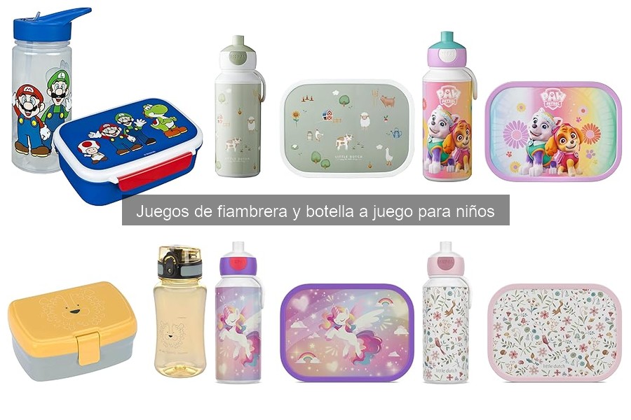 Mejores juegos de fiambrera y botella para niños 2023