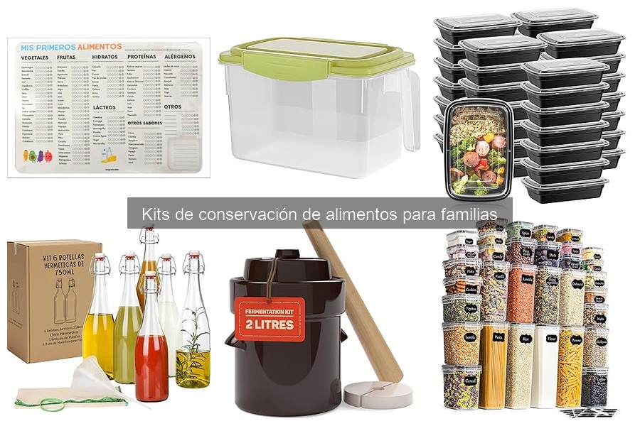 Mejores kits de conservación de alimentos para familias grandes