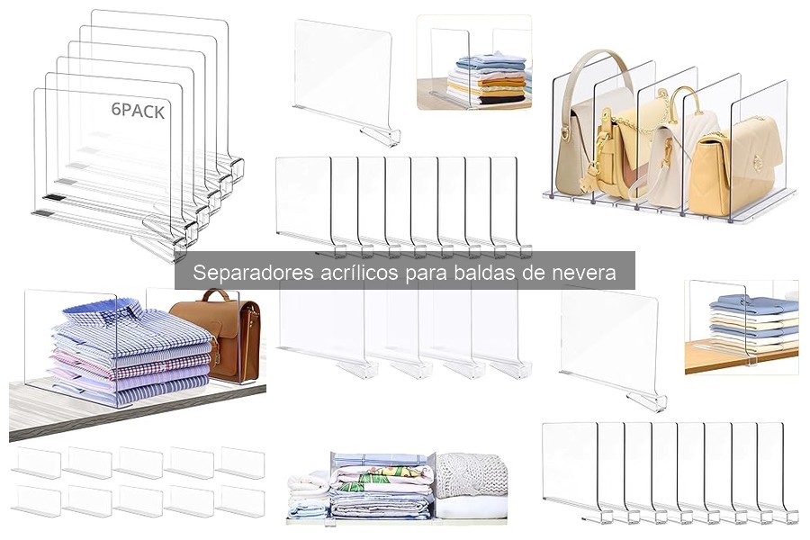 Mejores lugares para comprar separadores acrílicos de nevera