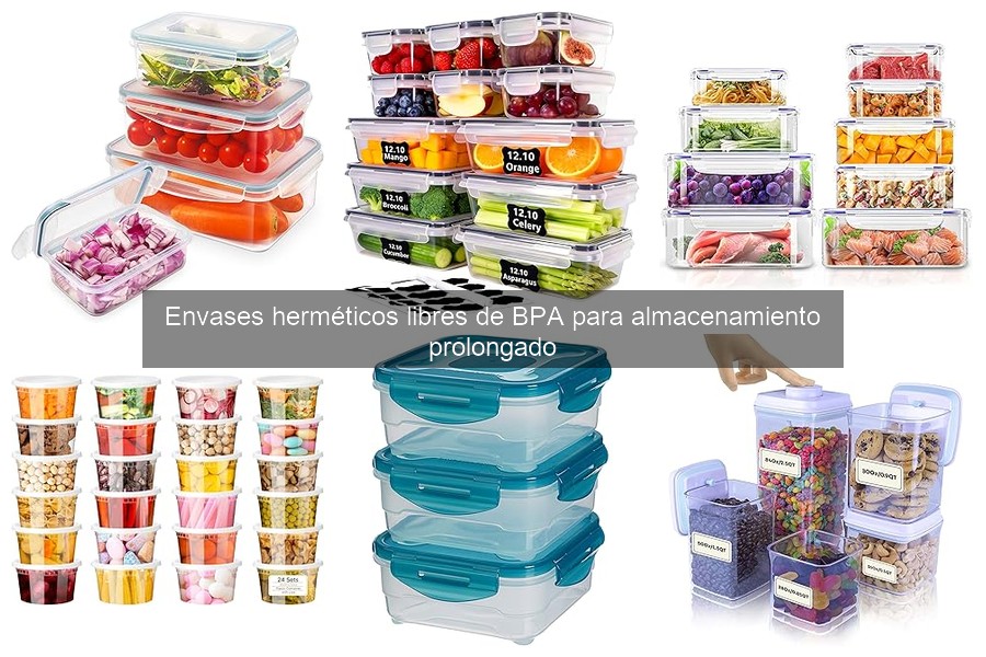 ** Mejores marcas de envases herméticos libres de BPA para alimentos