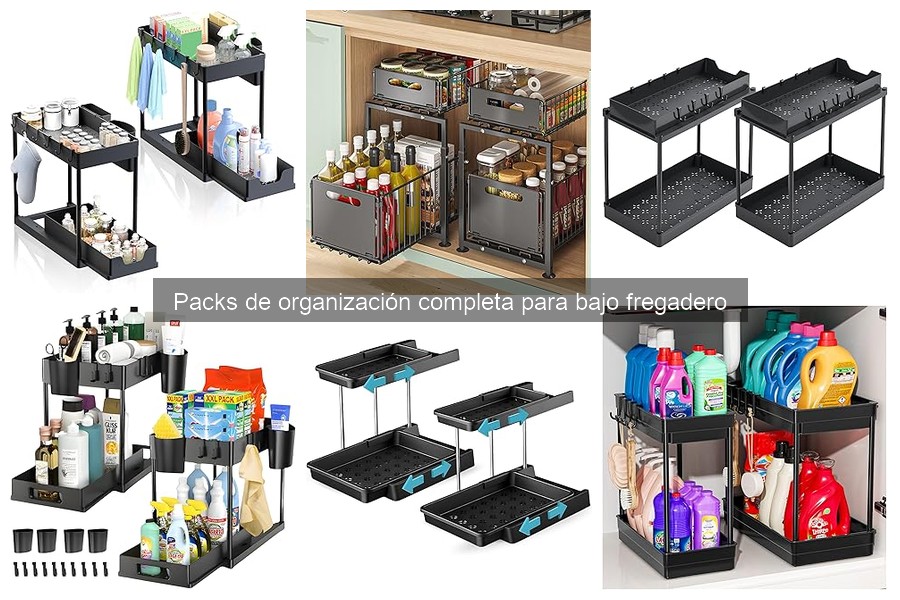 Mejores marcas de packs de organización para bajo fregadero