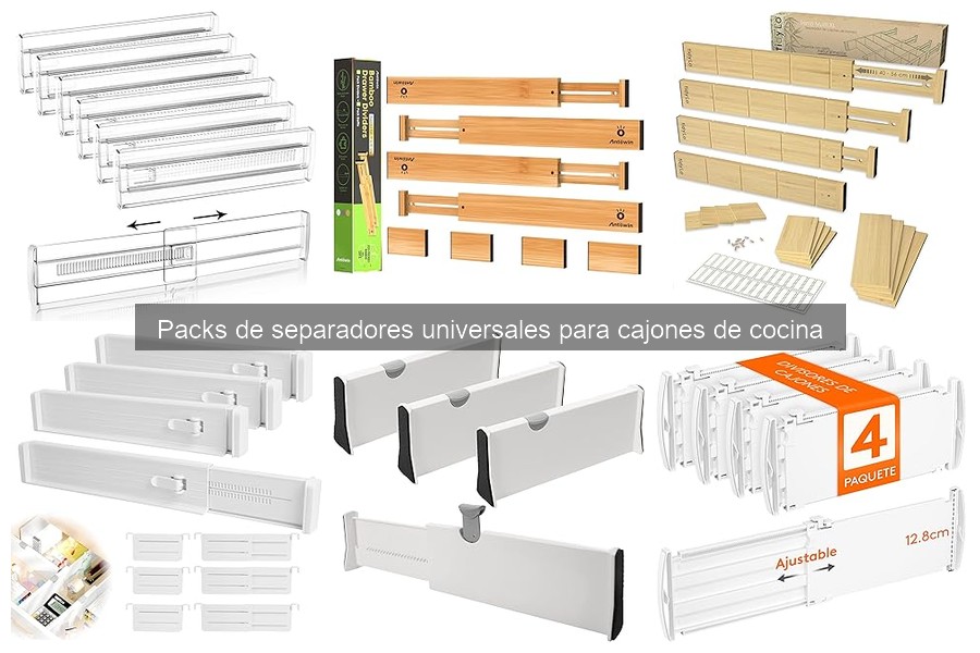 Mejores marcas de separadores para cajones de cocina