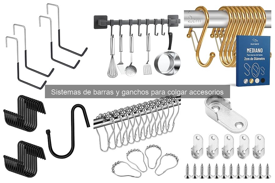 Mejores marcas de sistemas de barras y ganchos para colgar