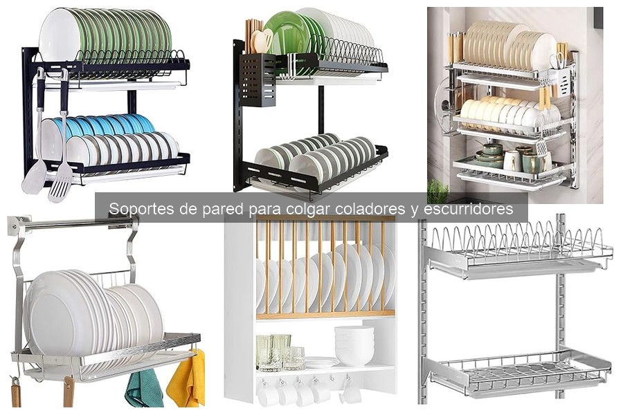 Mejores marcas de soportes de pared para coladores y escurridores