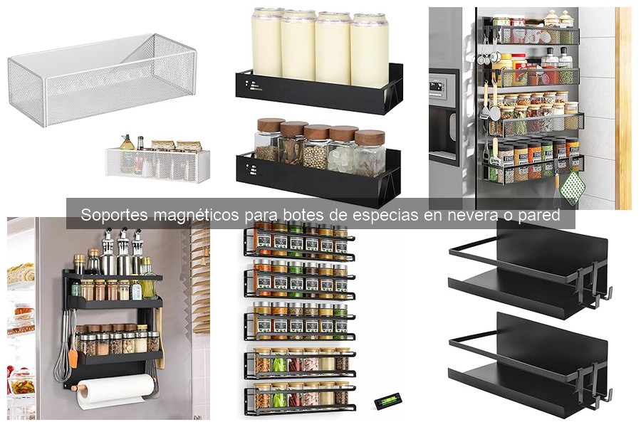 Mejores marcas de soportes magnéticos para botes de especias