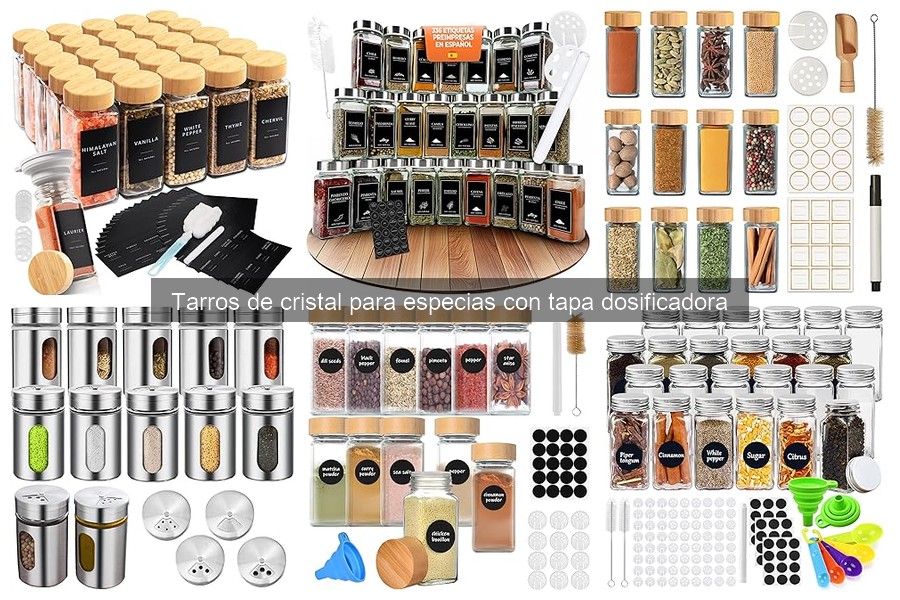 Mejores marcas de tarros de cristal para especias en 2023