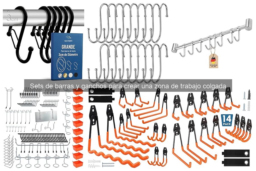 Mejores materiales para ganchos y barras en cocina