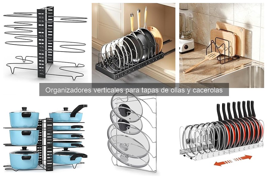 ** Mejores materiales para organizadores verticales de tapas