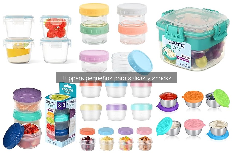 Mejores materiales para tuppers pequeños: plástico, vidrio e inox