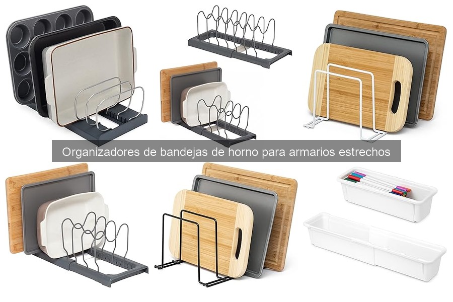 Mejores organizadores de bandejas de horno para cocinas pequeñas