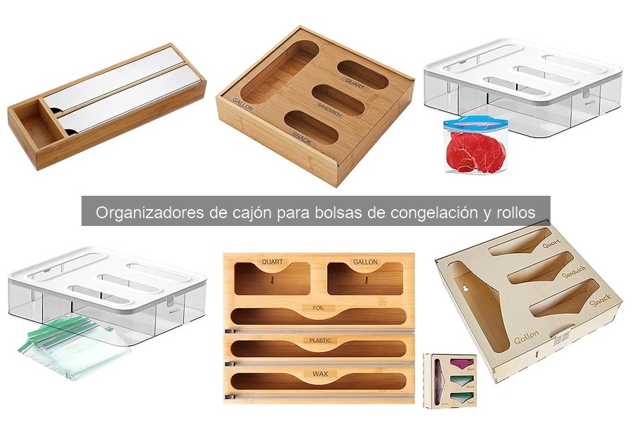 Mejores organizadores de cajón para bolsas de congelación 2023
