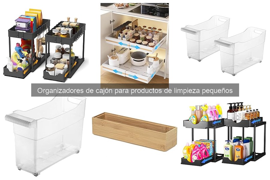 Mejores organizadores de cajón para productos de limpieza