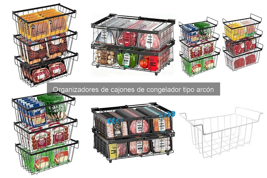 Mejores organizadores de cajones de congelador para espacios pequeños