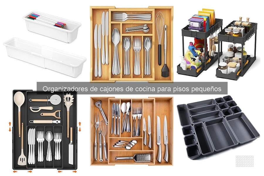Mejores organizadores de cajones para cocina pequeña