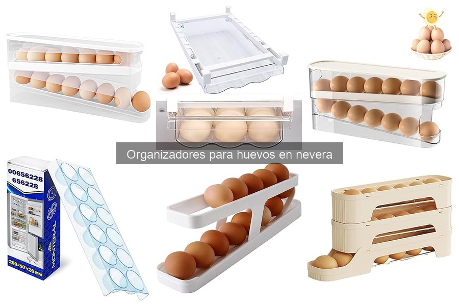 Mejores organizadores de huevos para familias grandes