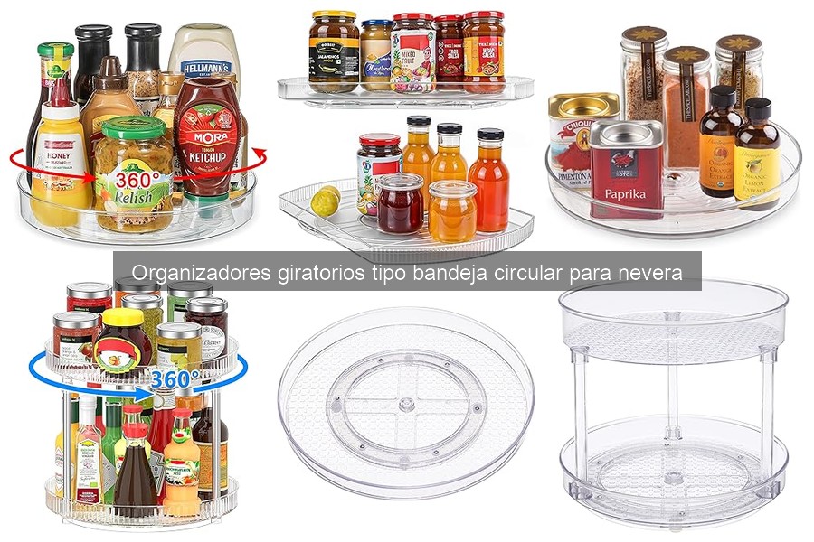 Mejores organizadores giratorios para nevera en 2023