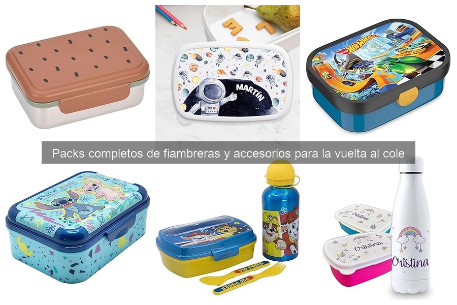 Mejores packs de fiambreras para niños en la vuelta al cole