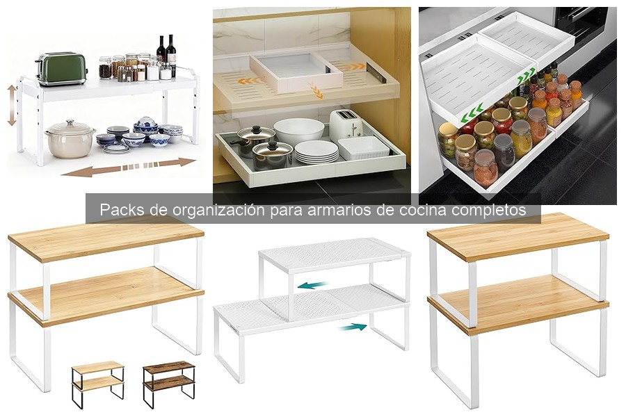 Mejores packs de organización para cocinas pequeñas