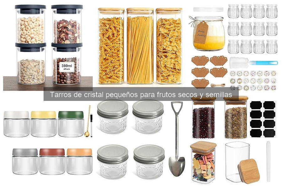 Mejores precios en tarros de cristal pequeños para frutos secos