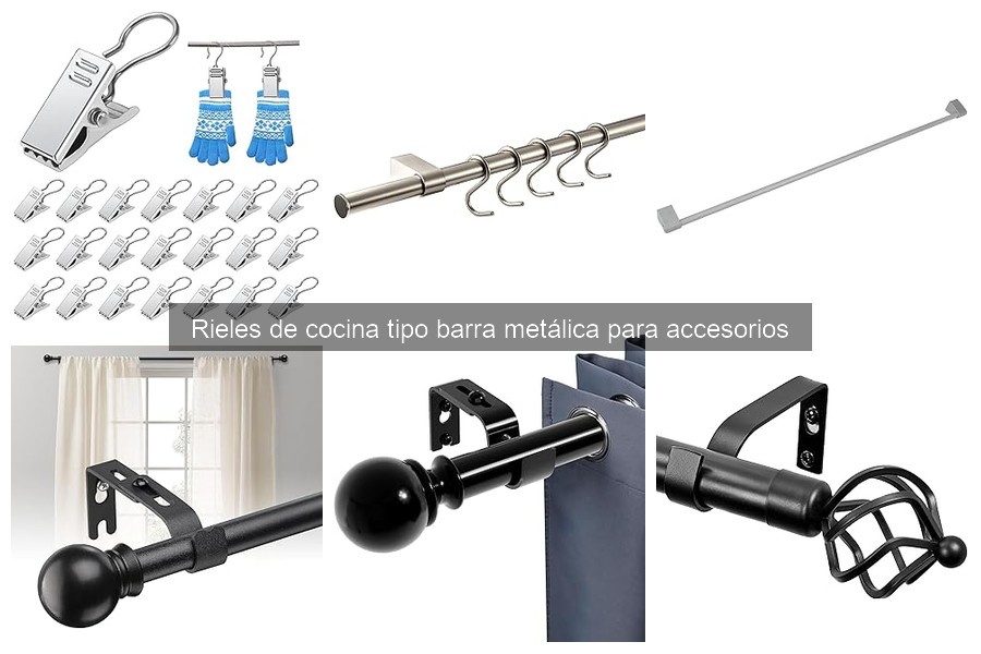 Mejores rieles de cocina metálicos para optimizar tu espacio