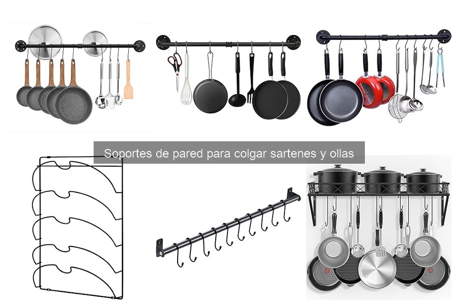 Mejores soportes de pared para sartenes y ollas en 2023