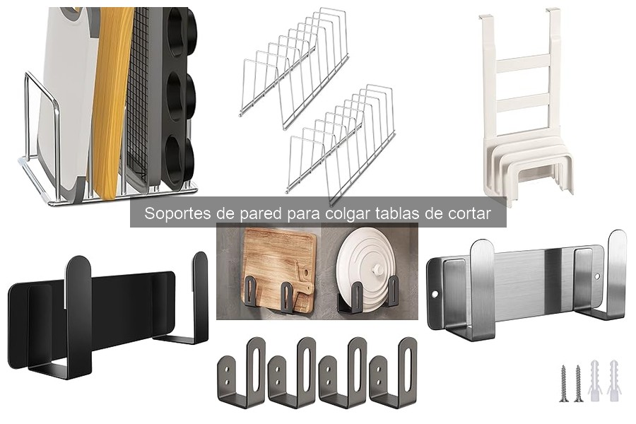 Mejores soportes de pared para tablas de cortar económicos