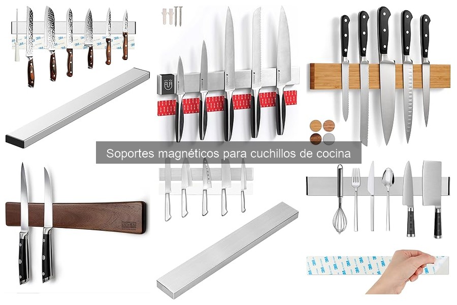 Mejores soportes magnéticos para cuchillos en 2023