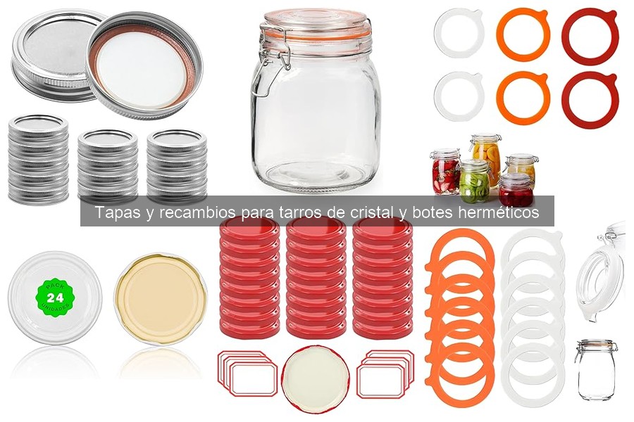Mejores tapas para tarros de cristal: calidad y precio