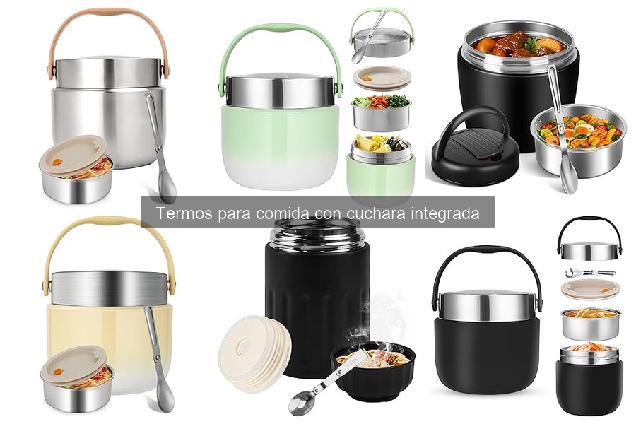 Mejores termos con cuchara integrada para llevar al trabajo