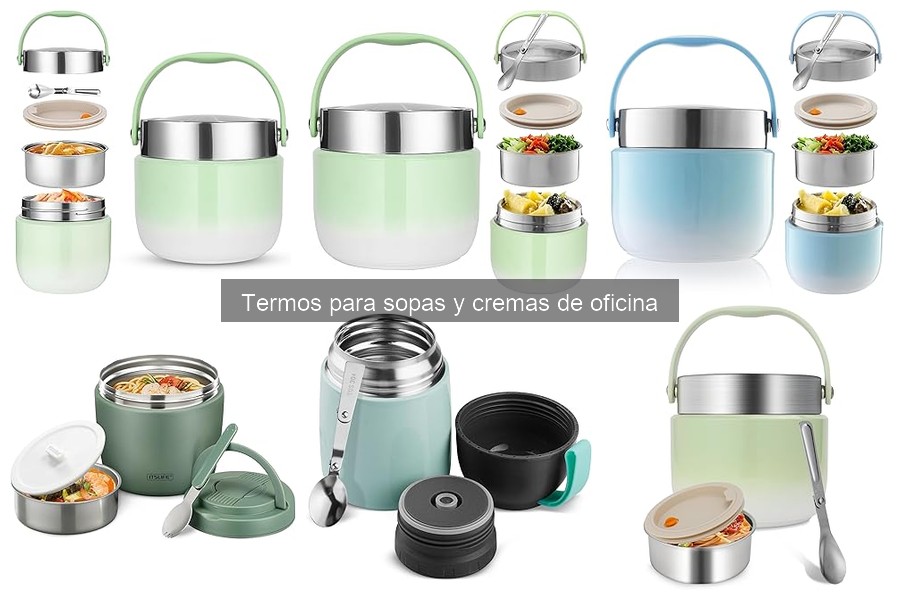 Mejores termos para sopas y cremas para llevar al trabajo