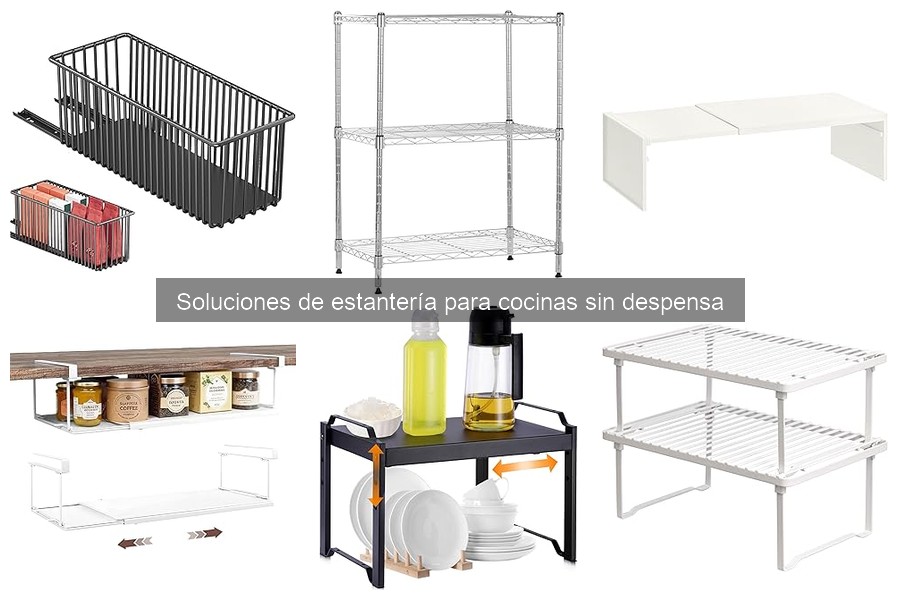 Mejores tiendas para comprar estanterías para cocinas pequeñas