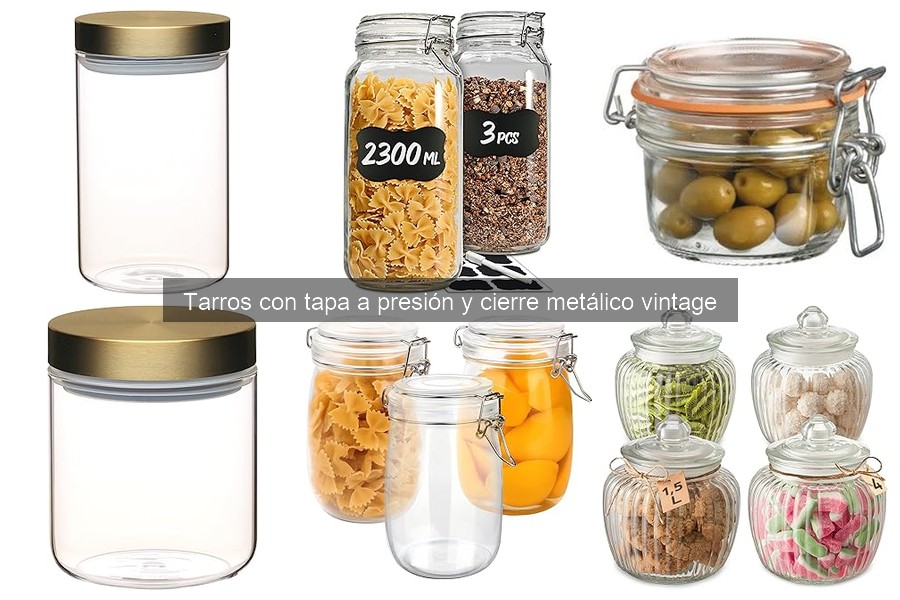 Mejores tiendas para comprar tarros vintage con tapa a presión